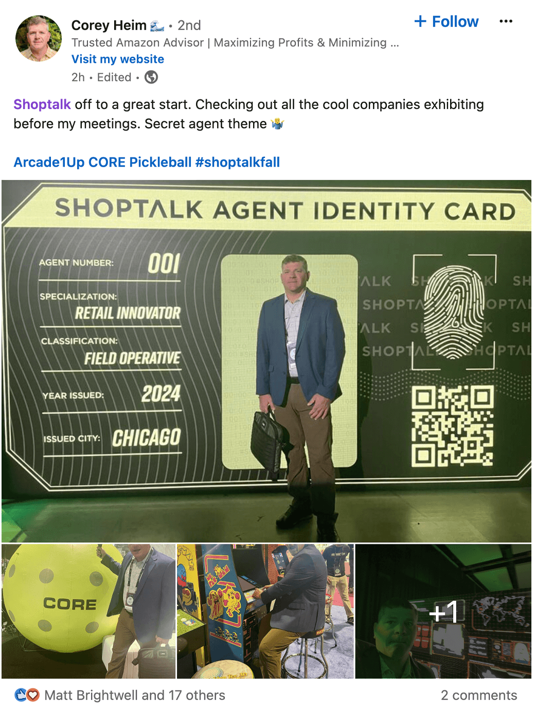 Shoptalk off to a great start. Checking out all the cool companies exhibiting before my meetings. Secret agent theme