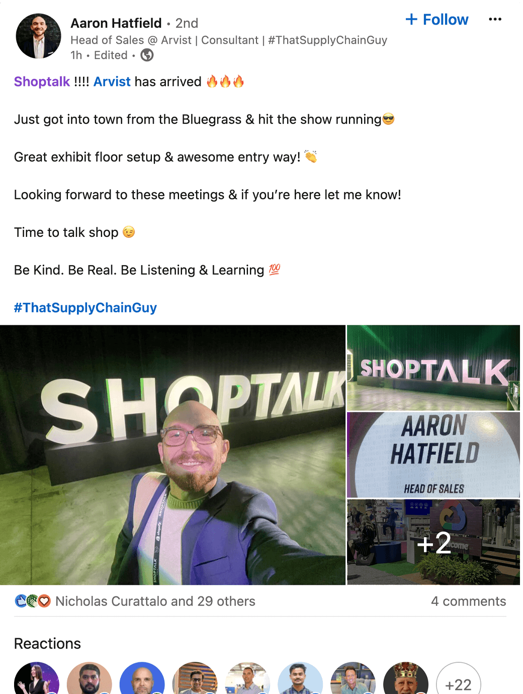 Shoptalk !!!! Arvist has arrived