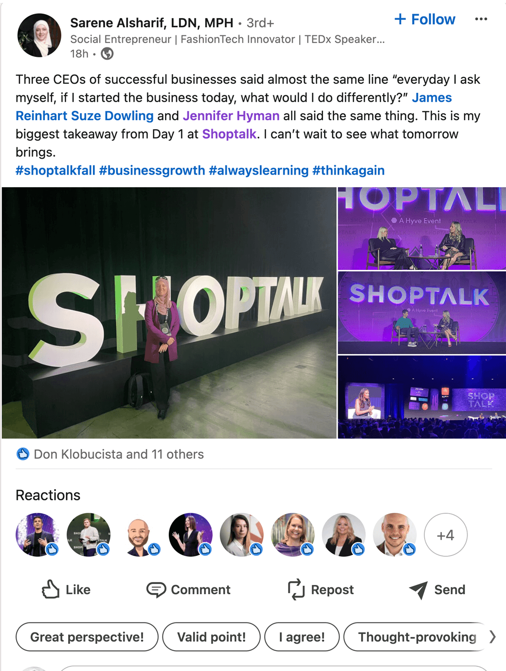 This is my biggest takeaway from Day 1 at Shoptalk.